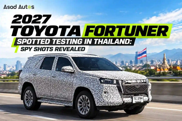 2027 Toyota Fortuner Spotted Testing in Thailand: Spy Shots Revealed