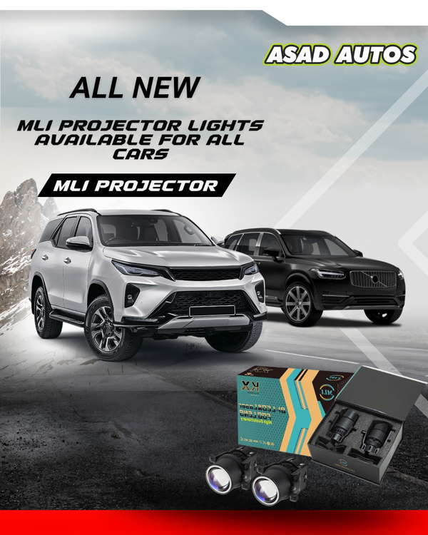 MLI Projector Lights for Cars – Superior Fog Lamp & Headlight Upgrade in Pakistan