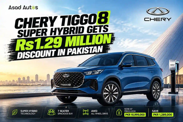 Chery Tiggo 8 Super Hybrid Gets Rs1.29 Million Discount in Pakistan