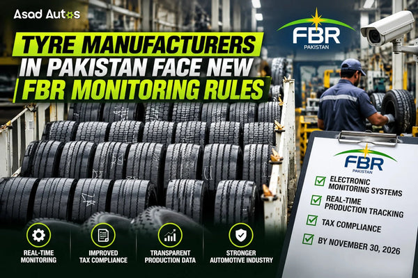 Tyre Manufacturers in Pakistan Face New FBR Monitoring Rules