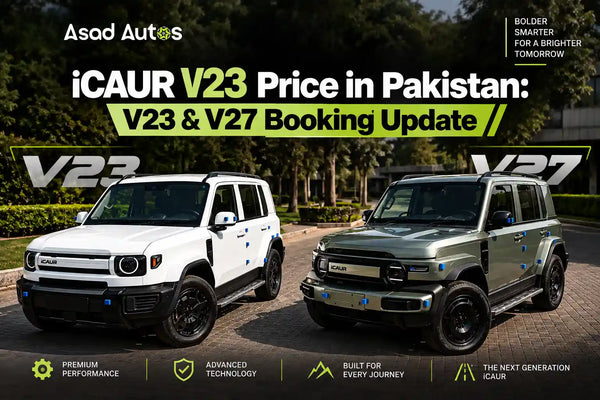 iCAUR V23 Price in Pakistan: V23 & V27 Booking Update