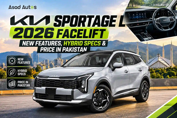 Kia Sportage L 2026 Facelift: New Features, Hybrid Specs & Price in Pakistan