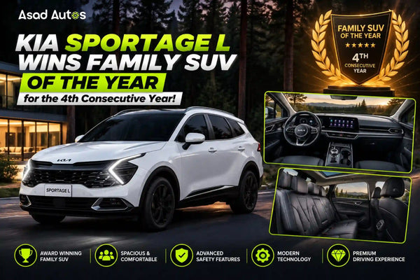 Kia Sportage L Wins Family SUV of the Year for the 4th Consecutive Year!