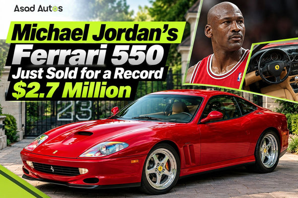 Michael Jordan’s Ferrari 550 Just Sold for a Record $2.7 Million
