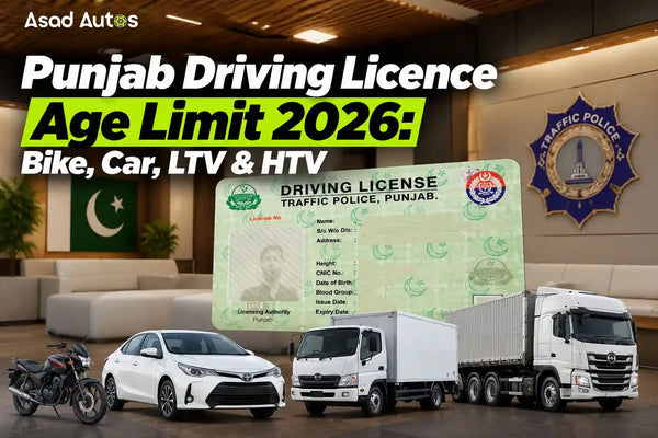 Punjab Driving Licence Age Limit 2026: Bike, Car, LTV & HTV