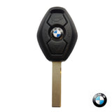 3 Button Key Shell Case Cover Fit for B-M-W 3 5 Series