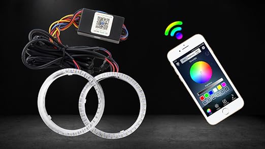 Colorful Angel Lights for Cars: Enhance Your Vehicle's Aura