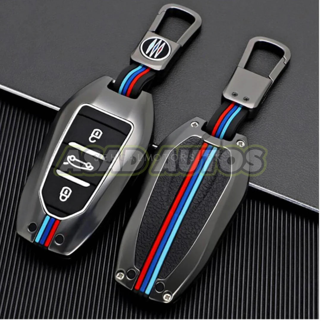 Metal Key Cover For Peugeot