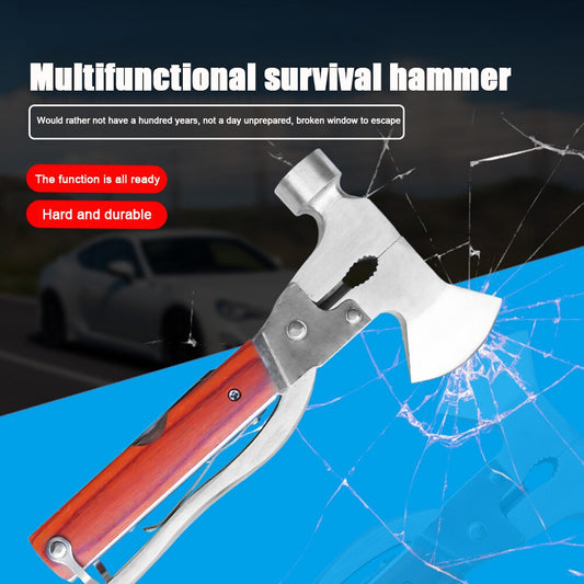 Multi-Function Ax Hammer Safety Hand Tool – Compact & Essential Survival Gear