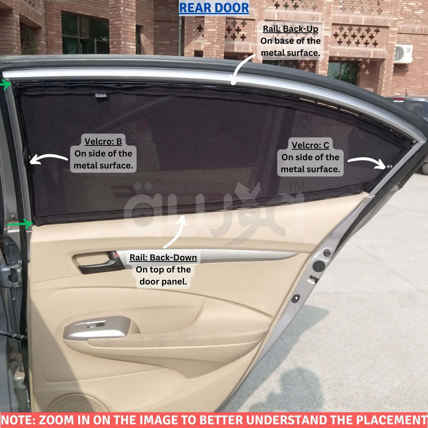 Awra Window Curtains Sun Shades (Car Pardy) for Honda City 2009 - 2020 5th