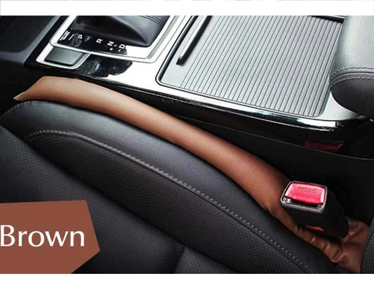2 Pcs Car Seat Gap Pad Leak Proof Plate Plug, designed to prevent small items from falling between car seats and keep your car interior clean.