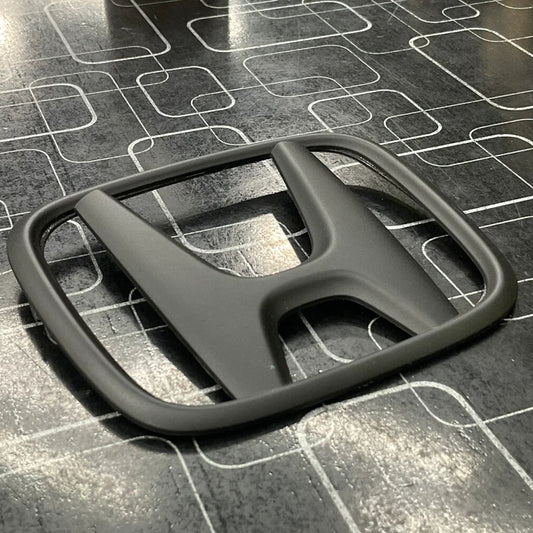 Front Grill Emblem For Honda Civic Matt Black