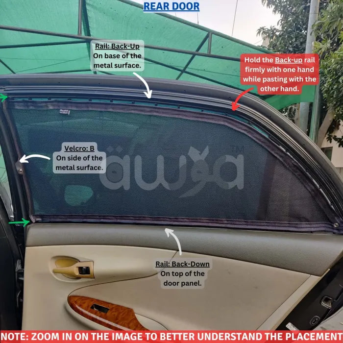 Awra Curtains for Toyota Corolla 10th Generation - Premium Interior Upgrade 2014 - 2017