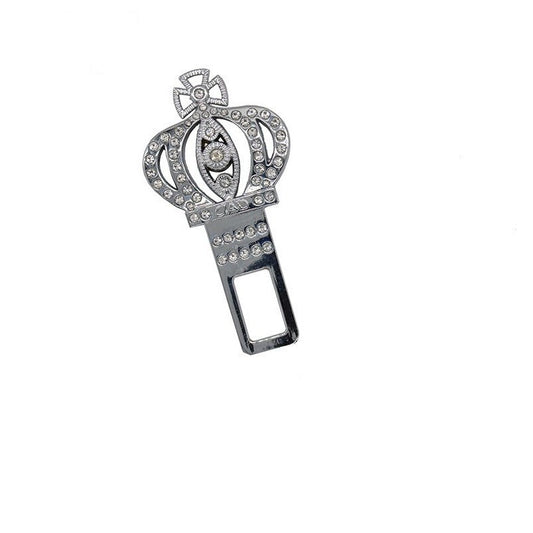 2-piece King Crown alloy car seat belt clip safety belt buckle accessories