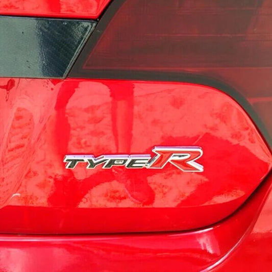 3D Metal TYPE-R Car Sticker Emblem Badge for Universal Cars