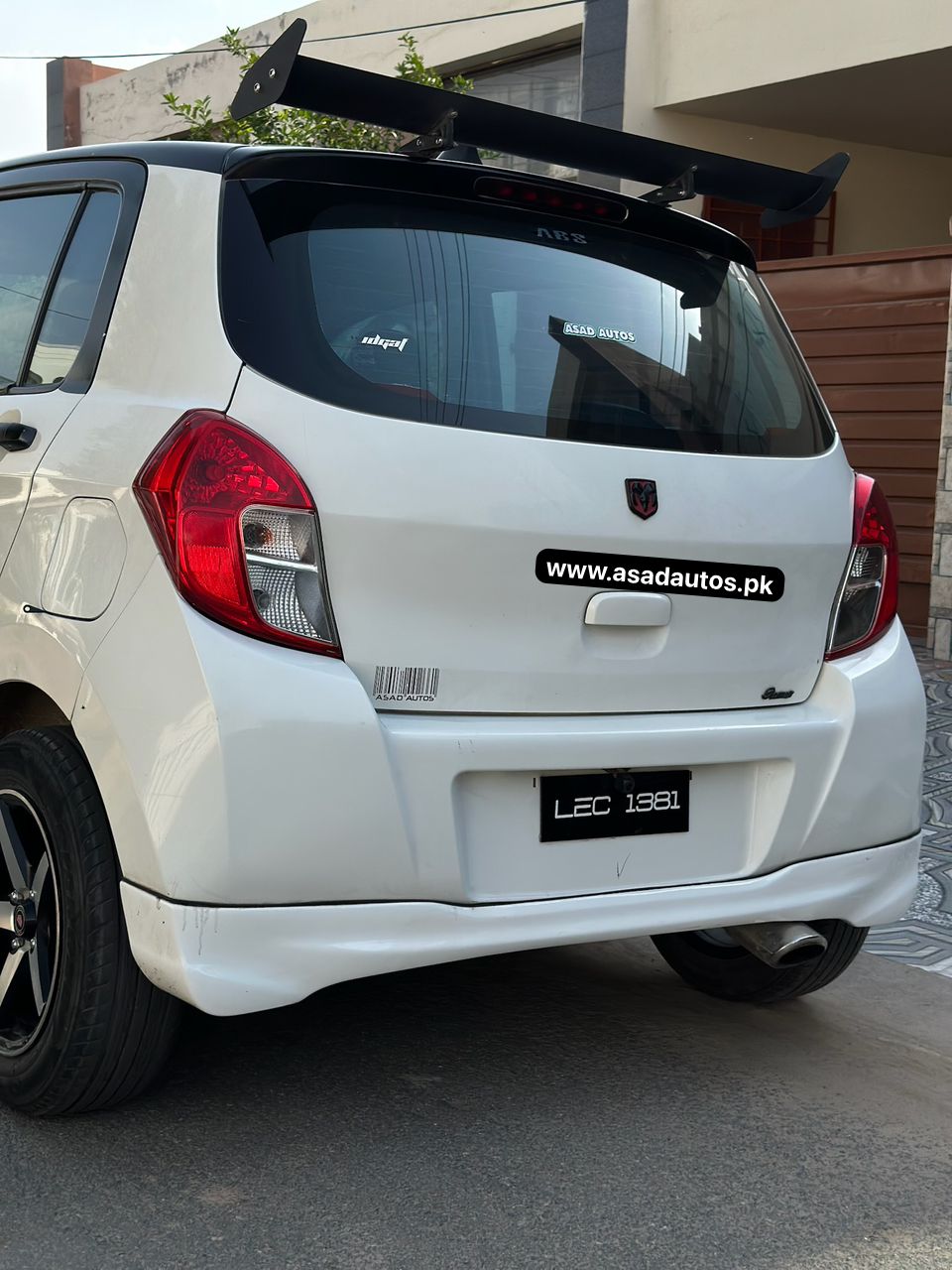 4-Piece (Non-Painted) Body Kit for Suzuki Cultus 2018-2024, including front, back, and side skirts, crafted from durable fiber material for a custom look.