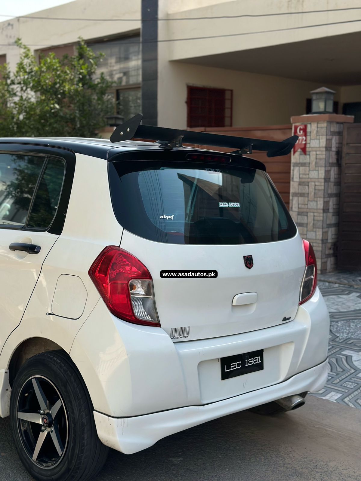 4-Piece (Non-Painted) Body Kit for Suzuki Cultus 2018-2024, including front, back, and side skirts, crafted from durable fiber material for a custom look.