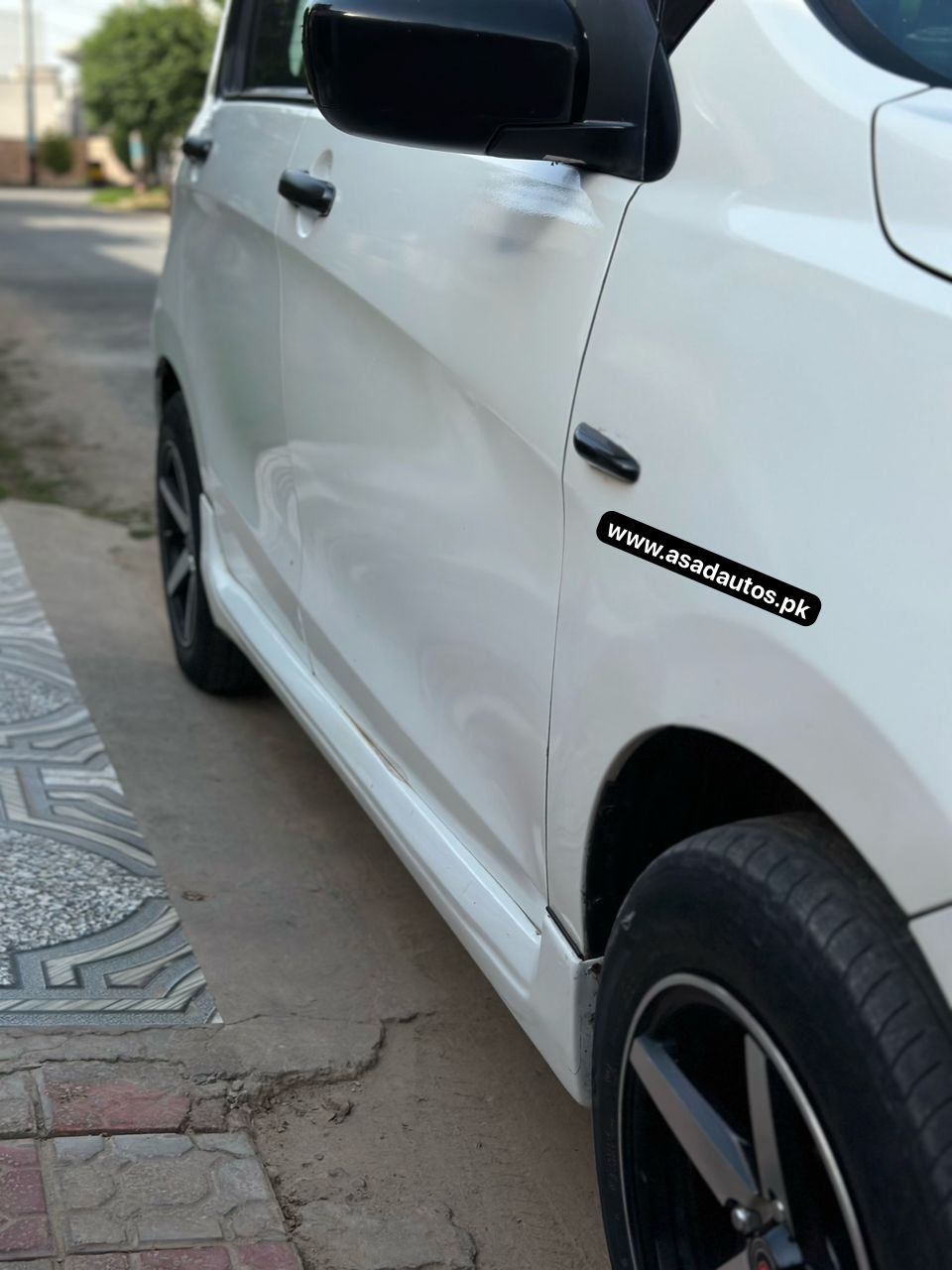 4-Piece (Non-Painted) Body Kit for Suzuki Cultus 2018-2024, including front, back, and side skirts, crafted from durable fiber material for a custom look.