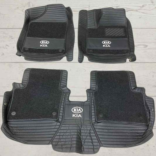 Ultimate Protection: 10D Carpet Floor Mats for Kia Stonic