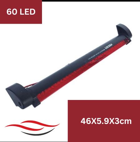 60 LED Car Auto Warning Brake Light - 12V LED