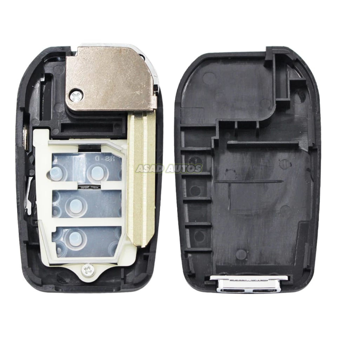 4 Button Modified Flip Car Remote Key Shell for Toyota Corolla, offering a custom fit, durable material, and sleek flip design for improved functionality.