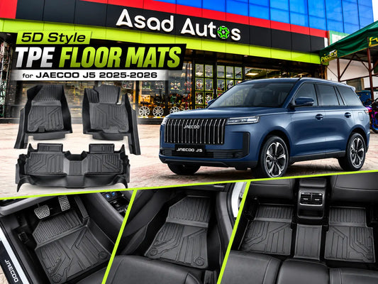 5D Style TPE Floor Mats for Jaecoo J5 2025–2026