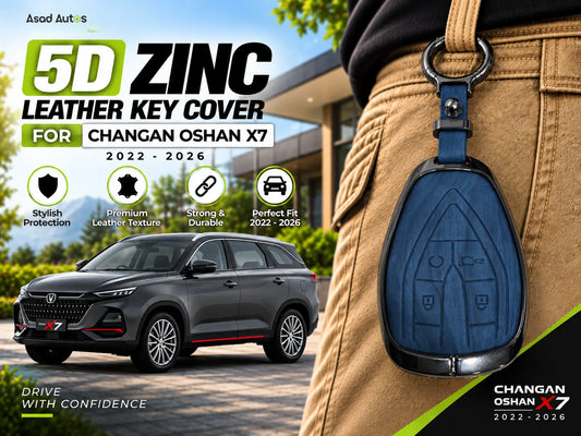 5D Zinc Leather Key Cover for Changan Oshan X7 2025-2026