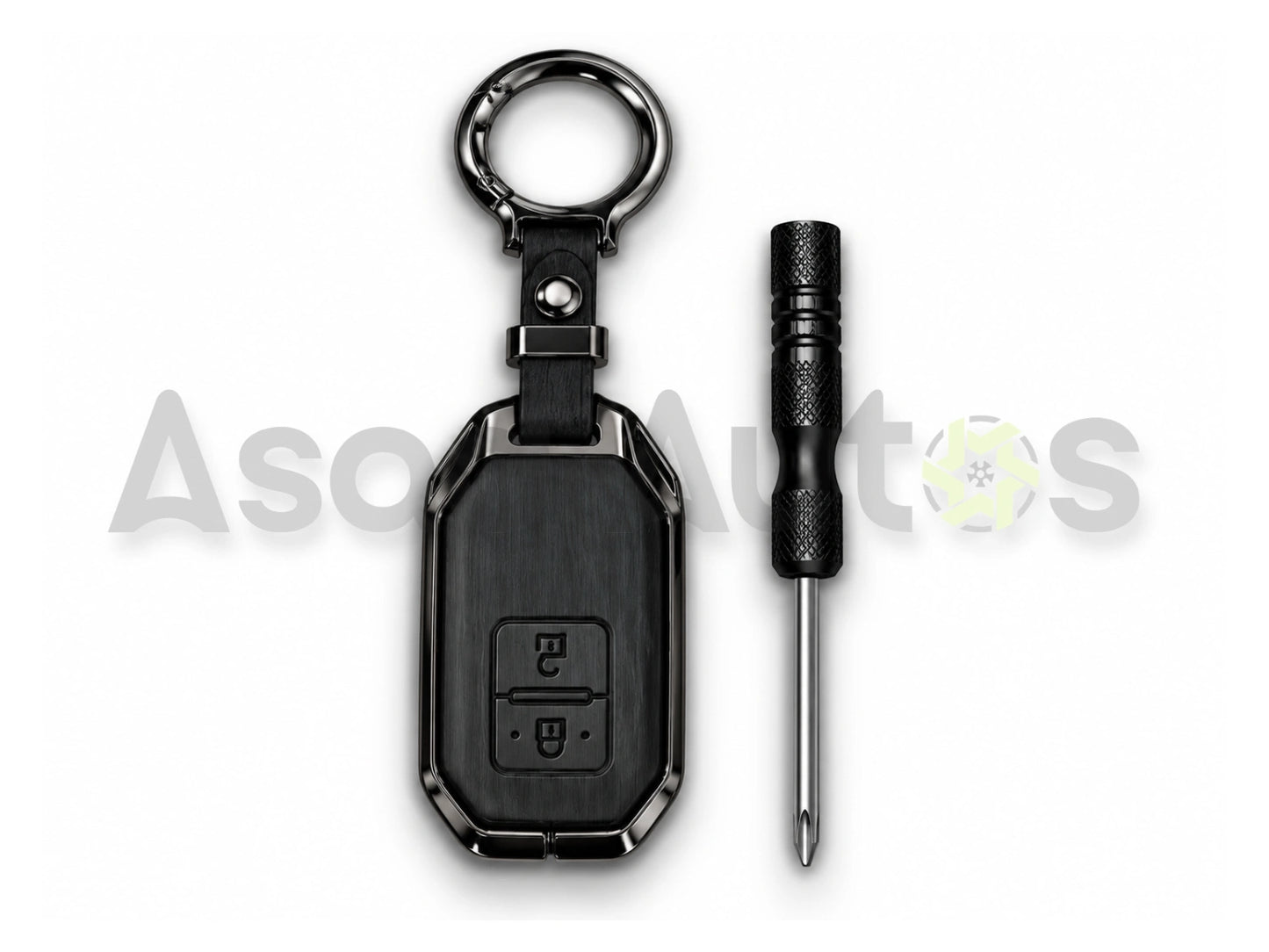 5D Zinc Leather Key Cover for Suzuki Swift 2017–2026