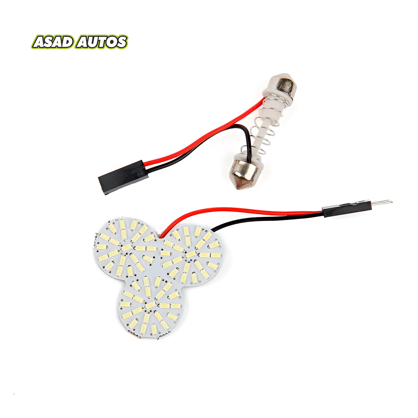 66 SMD Round Reading Light Panel for cars, offering bright, energy-efficient, and stylish interior illumination.