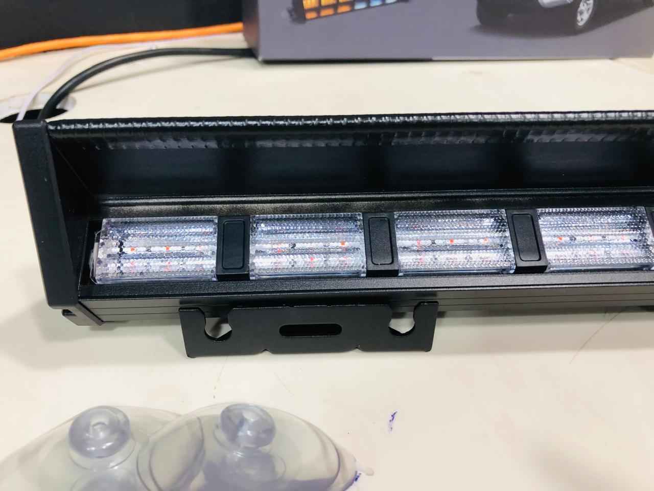 6 LED Red and Blue Police Flash Light for Dashboard