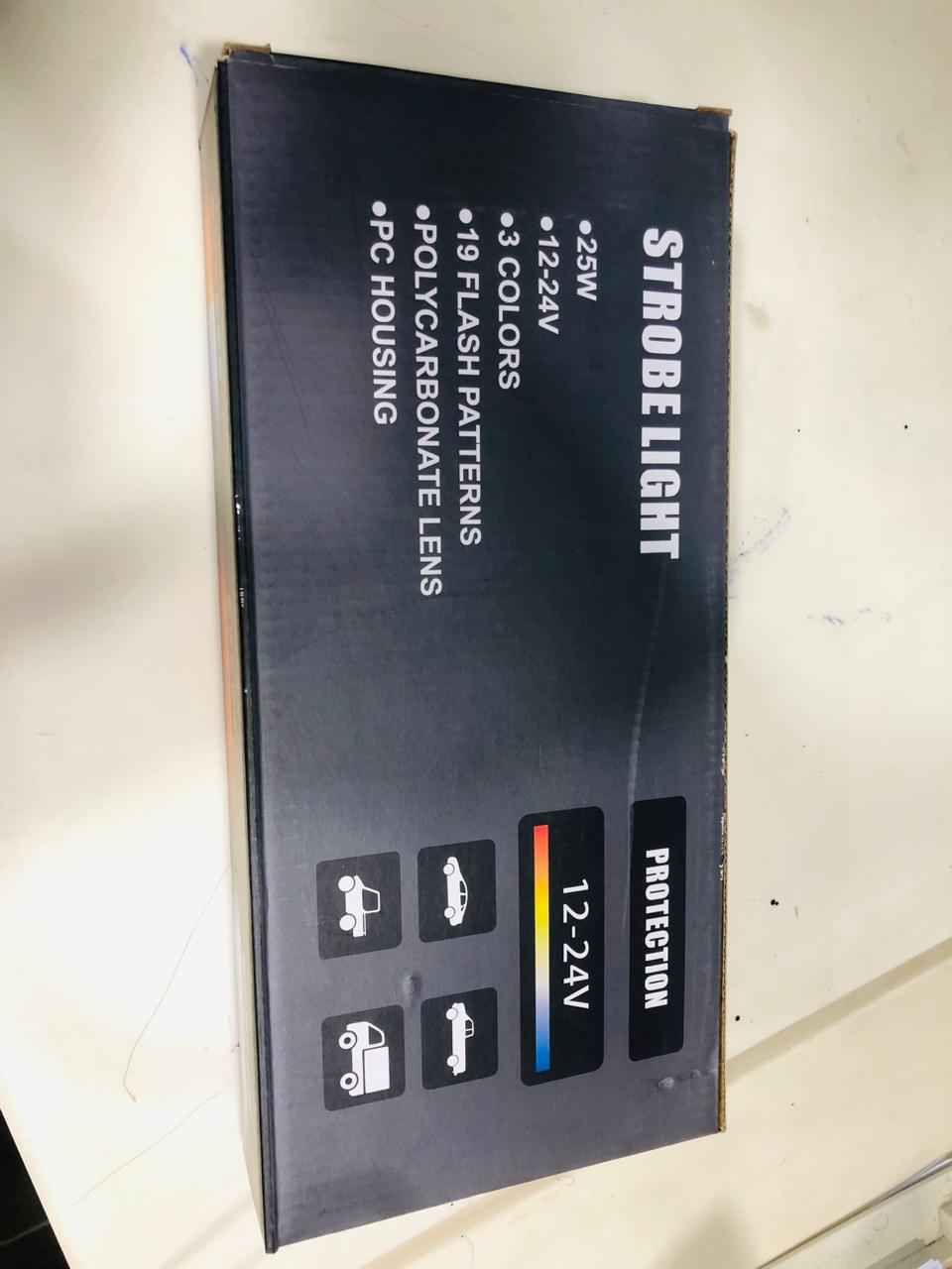 6 LED Red and Blue Police Flash Light for Dashboard