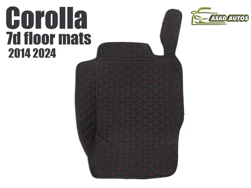 7D Floor Mats for Toyota Corolla 2014-2026 – Premium Interior Protection and Style