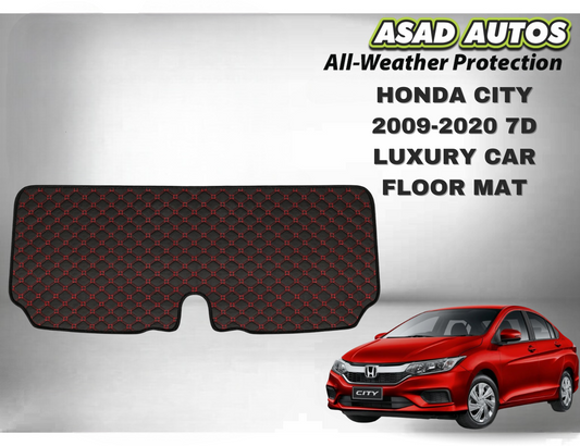 Car Floor Mat 7D Luxury for Honda City (2009–2020) – Premium Comfort & Protection