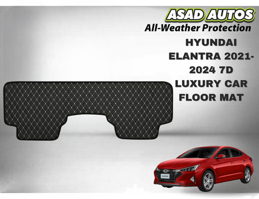 Car Floor Mat 7D Luxury for Hyundai Elantra (2021–2024)