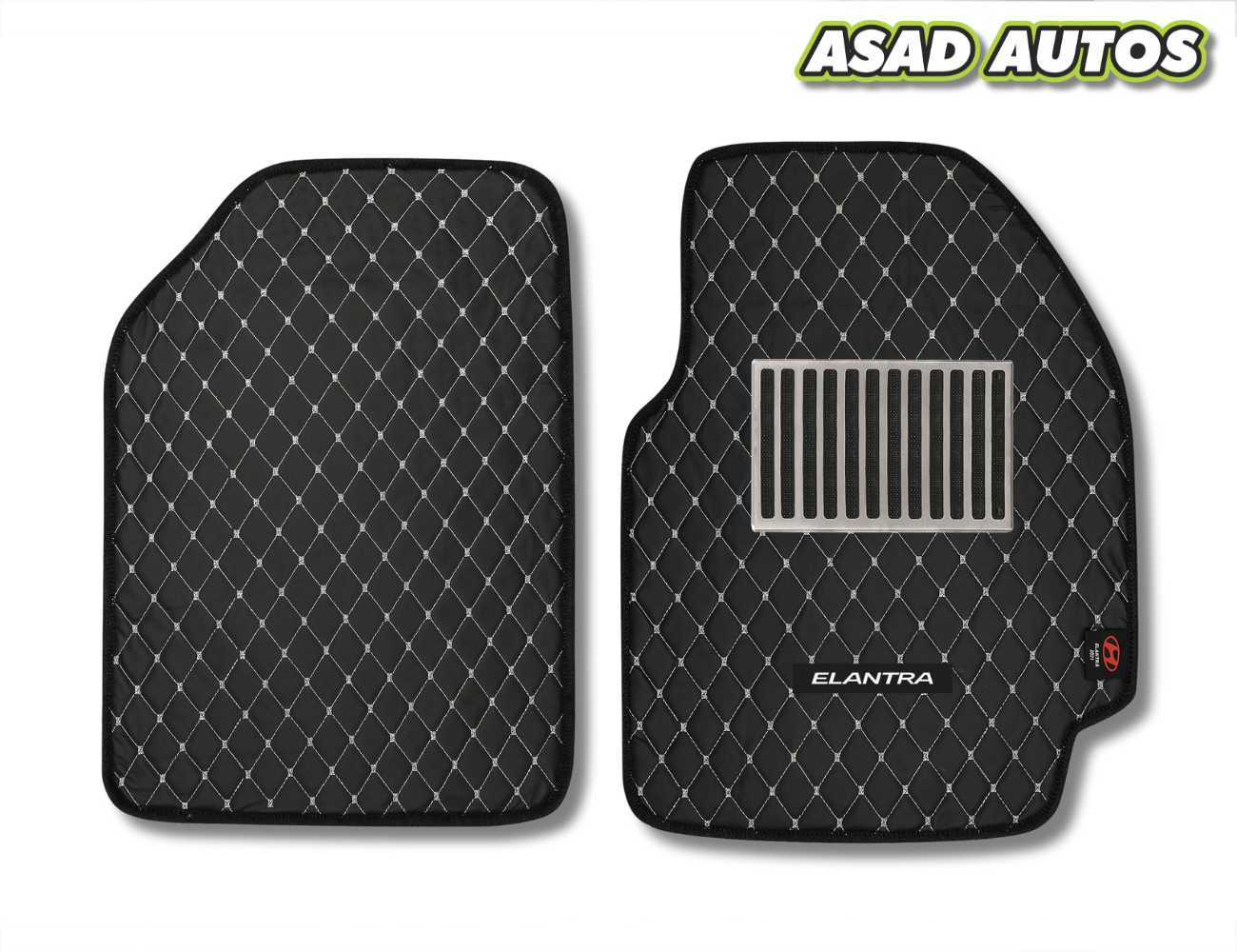 Hyundai Elantra 7D Luxury Floor Mats (2021–2024) – Premium Fit | Waterproof | Anti-Slip