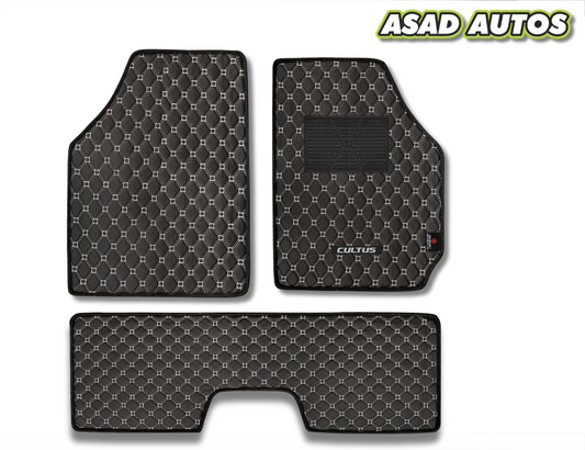 Suzuki Cultus 7D Luxury Floor Mats (2017–Present) – Waterproof | Custom Fit | Anti-Slip