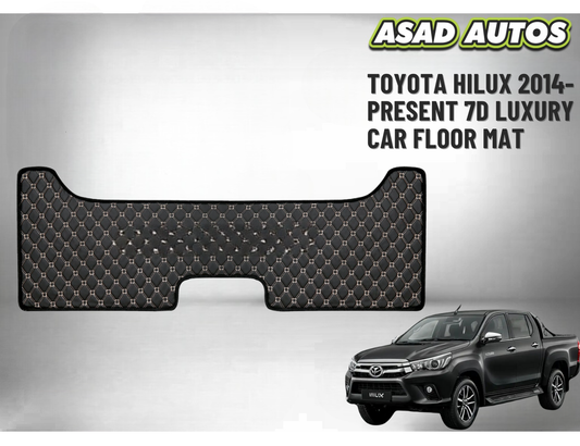 7D Luxury Floor Mats for Toyota Hilux 2014–Present – Waterproof, Custom Fit, Heavy-Duty