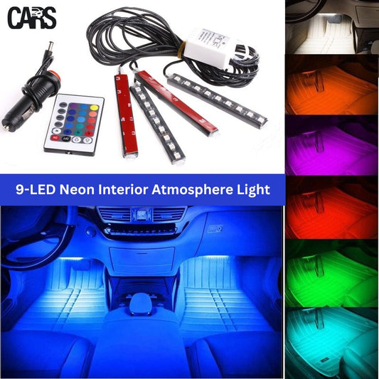 9-LED Neon Interior Atmosphere Light