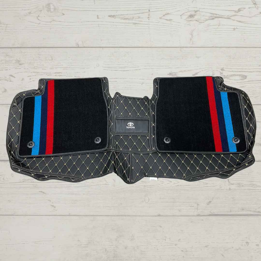 Enhanced Protection: 10D Carpet Floor Mats for Corolla (2015-2018)