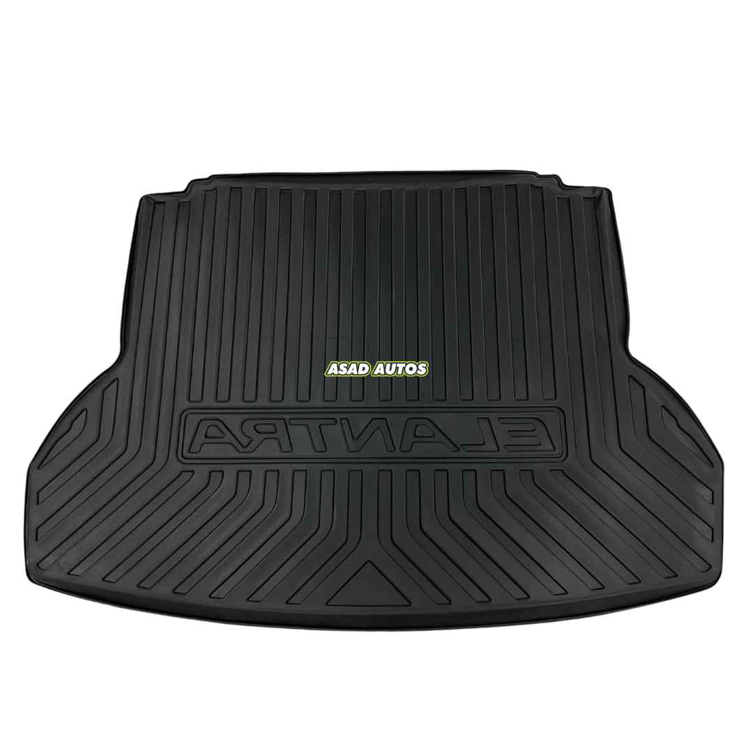 Premium Trunk Mat for Hyundai Elantra 2024-2025: Durable Protection and Perfect Fit