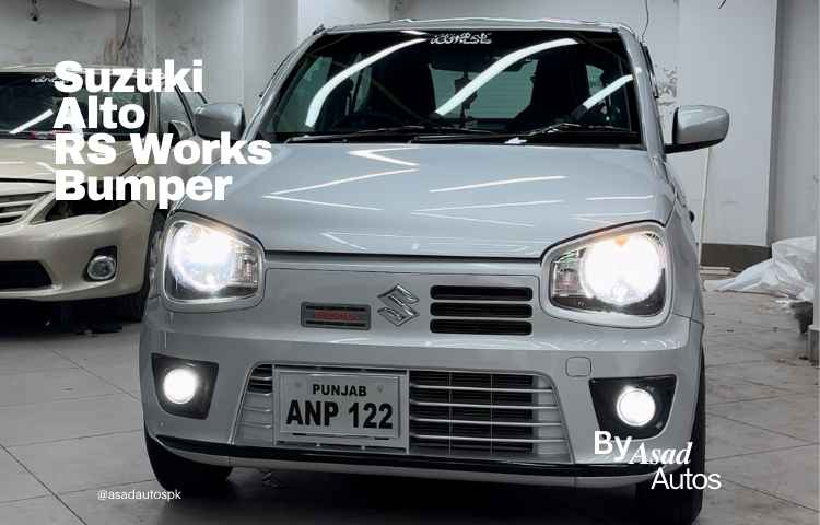 Non-Painted Front & Back Bumper Set for New Alto: Complete Vehicle Enhancement