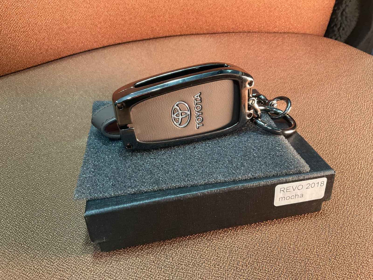 AAA Platinum Series Leather Metal Key Cover for Toyota Revo 2015–2026