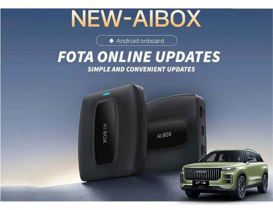 AI Box Wired CarPlay Android Auto Adapter for Jaecoo J7 SHS PHEV 2025–2026 Smart AI Box with Netflix YouTube