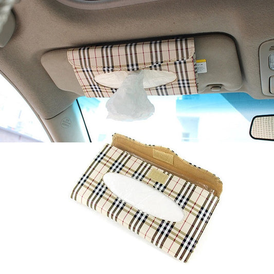 Car Sun Visor Tissue Box with Clip – Convenient & Stylish Tissue Storage