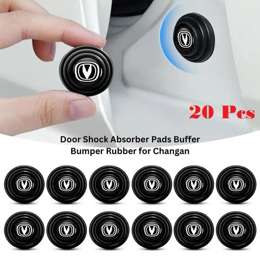 10 Pcs Door Shock Absorber Pads Buffer Bumper Rubber for Changan
