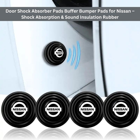 20 Pcs Door Shock Absorber Pads Buffer Bumper Pads for Nissan – Shock Absorption & Sound Insulation Rubber