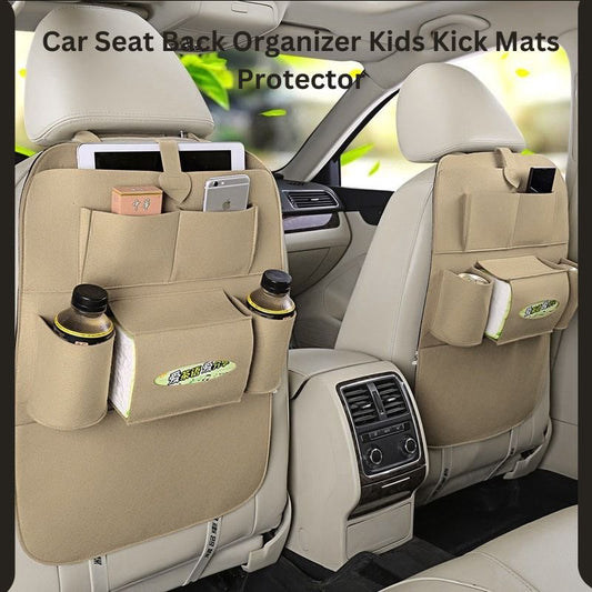 1PC Car Seat Back Organizer Kids Kick Mats Protector