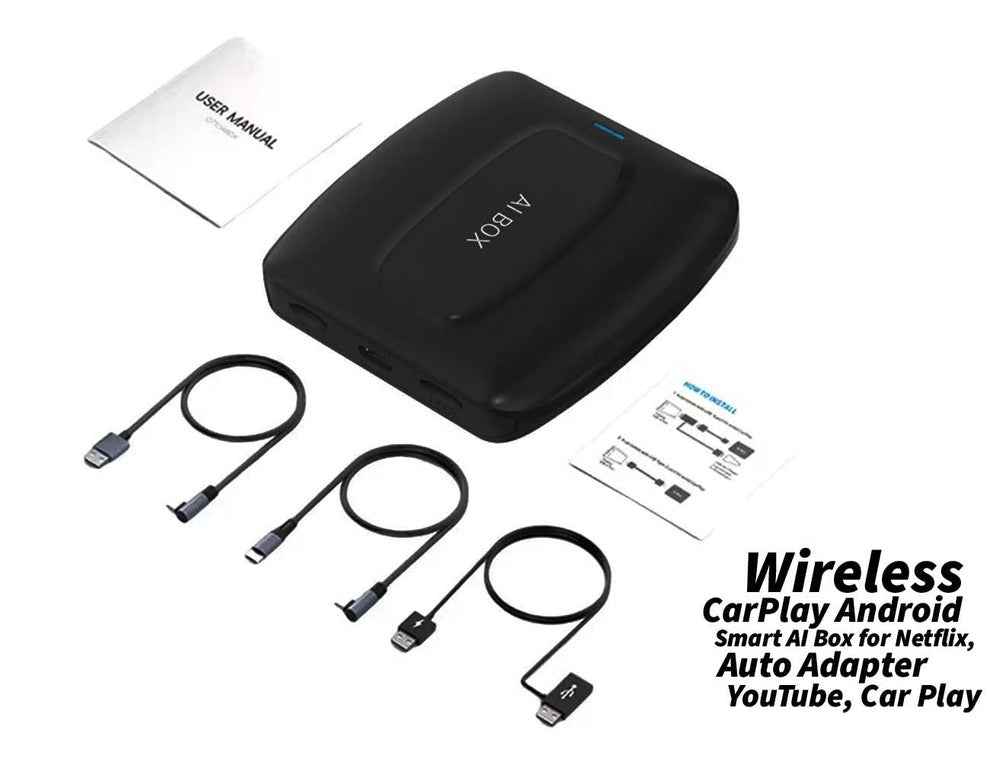 Ai Box Wired CarPlay Android Auto Adapter For BYD Atto 3 – Smart AI Box with Netflix, YouTube & CarPlay