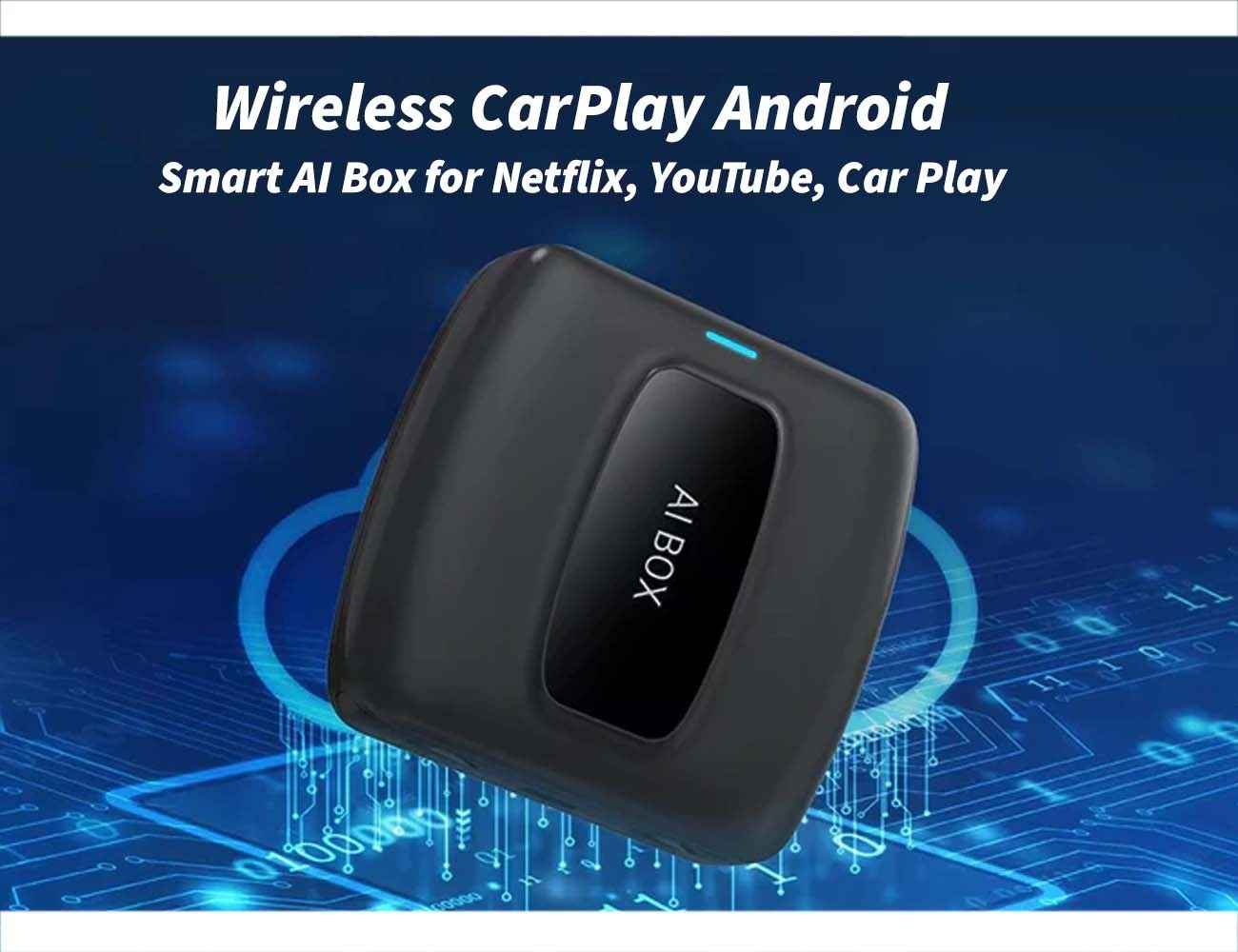 Ai Box Wired CarPlay Android Auto Adapter For Kia Sorento 2016-2024 – Smart AI Box with Netflix, YouTube & CarPlay