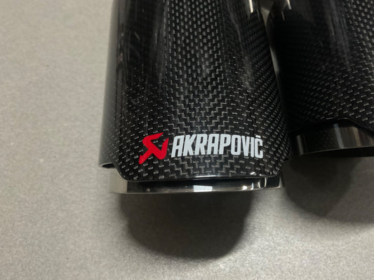 Akrapovic Carbon Fiber Silencer Tip – Original Lightweight Performance Exhaust Tip